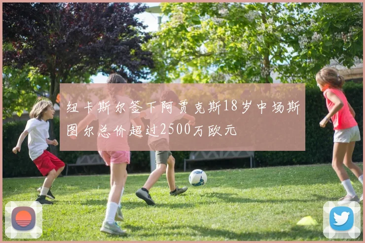 纽卡斯尔签下阿贾克斯18岁中场斯图尔总价超过2500万欧元